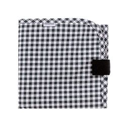 Cambrass - Couverture A Langer 40x60x1 cm Vichy Noir