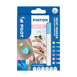 Pilot Pintor Marcador de Punta Fina, Colores Surtidos (Pastel), 2.9 mm