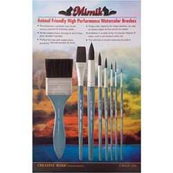Creativo Marca Mimik Artista Profesional de Alta Rendimiento sintético Pelo de Ardilla Brush- de Debra Valencia
