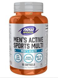 Now Foods Active Multi, Multivitaminas para hombre, 90 cápsulas blandas, vitaminas