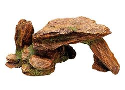 Nobby Pietra con Piante Acquario Decorativo, 22.5 x 13 x 9.5 cm