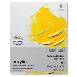Winsor & Newton Acrylic Paper, White, 11" x 14"