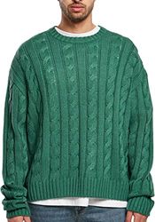 Urban Classics Boxy sweater voor heren, groen, 3XL