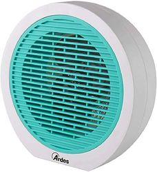 Ardes AR4F04 Tiffo Termoventilatore con 2 Potenze Regolabili Manualmente e Termostato, 2000 W, Tiffany Blue