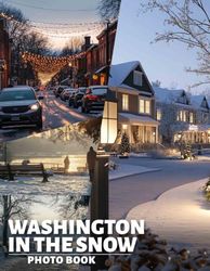 Washington in the Snow Photo Book: 40 Captivating Images Showcasing Washington's Winter Wonderland For Nature Enthusiasts