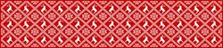 Doge Milano Chemin de cuisine, 100% Made in Italy, Tapis antitache avec impression numérique, Tapis antidérapant et lavable, Modèle de Noël - Atlanta, 240x52 cm