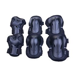 Spokey Piastra con Protezioni Set, Small, Unisex, Plate, Black, S
