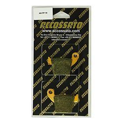 accossato agpp72or-p73550 Pastillas freno, Color Negro, Talla única