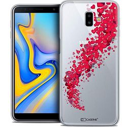 Caseink fodral för Samsung Galaxy J6 Plus J6+ (6.4) fodral [kristallgel HD mönster kollektion kärlek Saint Valentine design Tornado - mjuk - ultratunn - tryckt i Frankrike]