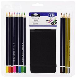 Royal & Langnickel Drawing Pencil Set with Sketchbook