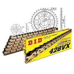 Kettingset DID staal 428VX / 90 eindeloos voor Dinli DL603 Helix DL601 T-Rex 50/100 cc