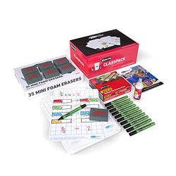 Show Me A4 Gridded Drywipe Board 107-Piece Classpack