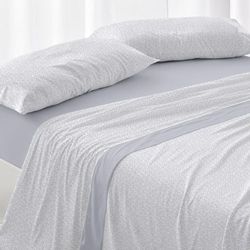 Burrito Blanco | Velvelina®-lakan | 90 cm säng (+tillgängliga åtgärder) | Design 007 | Färg blå (90 x 190/200 cm)