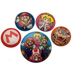 Pyramid International - Emblema Super Mario, multicolorido, 10 x 12,5 x 1,3 cm, BP80440