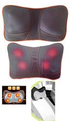 GMMH – Massaggiatore per Collo e Spalle a infrarossi per Auto e Casa, Cuscino per Massaggio Shiatsu tensioni Schiena
