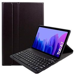 Cool Funda Polipiel Negro para Samsung Galaxy Tab A7 T500/T505 con Teclado Bluetooth 10.4"