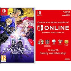 Fire Emblem: Three Houses [Switch Download Code] + Switch Online 12 Months Family [Download Code]