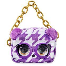 Purse Pets Micros, Posh Panda Petit Sac à Main élégant avec Fonction de Rouleau à œillets, Jouets pour Enfants pour Filles à partir de 5 Ans