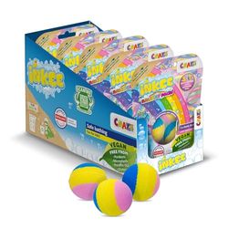 INKEE Rainbow Bath Bombs for Kids: 15 Marshmallow Scented Bath Bombs with Almond Oil (5 Multipacks of 3)