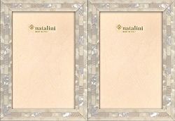 Natalini QH Moldura de fotos branca Tulipier, 26 x 18 x 1,5 cm