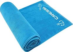 Cressi Unisex Cotton Frame High quality beach towel, Aquamarin, 90x180 cm UK