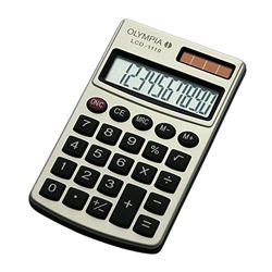 Olympia fickräknare LCD 1110, grå-silver