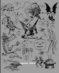 Vintage Composition Notebook: Bats & Halloween Themed College Ruled Notebook with Gothic Aesthetic for Work, School and Teachers
