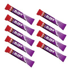 CLIF Bar Bloks Energy Chews - Mountain Berry - Plant Based - Quick Energy for Cycling and Running - Workout Snack - 60g Bars (9 Pack)