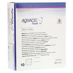 Adesivi quadrati Aquacel AG Foam dressing, 10 x 10 cm