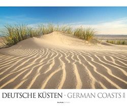 Deutsche Küsten 2024 - Bildkalender XXL 60x50 cm - hochwertiger Wandkalender im Querformat - Landschaftskalender - Wandplaner