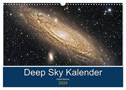 Deep Sky Kalender (Wandkalender 2024 DIN A3 quer), CALVENDO Monatskalender: Kalender 2022 mit Motiven von Nebeln Galaxien und Sternhaufen