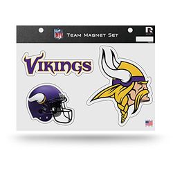 NFL Vikings - Foglio magnetico della squadra Minnesota, 22,9 x 12,7 x 0,5 cm, logo della squadra