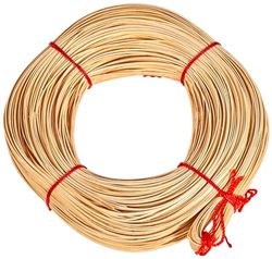 Rayher rattan naturale, qualità rastro rosso, 2mm diametro, rotolo 125g, circa 35m, materiale per lavori di intreccio, riparazioni mobili, 6501000