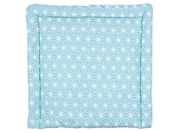 KraftKids DBL112-60 - Cambiador de pañales (60 x 70 cm, 640 g), diseño de diamantes blancos sobre azul pastel, multicolor