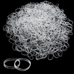 Vonsera 1500 Pièces Mini Elastique Cheveux, Petit Elastique Cheveux Fille Bebe, élastique Cheveux Caoutchouc Transparent pour les Cheveux des Enfants, Petites Dreadlocks, Coiffure de Mariage