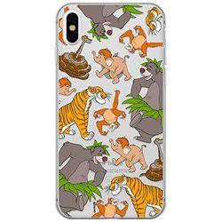 ERT GROUP mobiltelefonfodral för Iphone X/XS originalt och officiellt licensierat Disney mönster Jungle Book 003 optimalt anpassad till formen på mobiltelefonen, gedeeltelijk transparant
