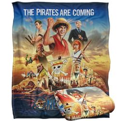 One Piece STRAW HAT CREW Silky Touch Super Soft Throw Blanket 152 x 127 cm