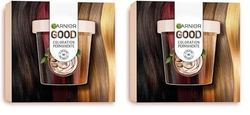 Garnier - Coloration Permanente - Sans Ammoniaque - 90% d'Ingrédients d'Origine Naturelle - Beurre de Karité - 100% Couverture Cheveux Blancs - Starter Kit - Châtain Très Clair Moccachino (6.0)