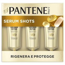 Pantene Pro-V Rigenera E Protegge Siero per Capelli Ampolle 10 x 3 x 15 ml per Capelli Deboli, Secchi e Danneggiati, Formula Nutri-Plex con Pro-V, Peptidi di Collagene, Olio di Albicocca, Vitamina B7