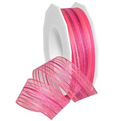 Presenterad – handgjord dekorationstejp – rosa – 20 mrulle 25 mm