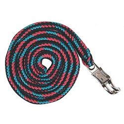 HKM Speed Strick med panikkrok, marinblå/hallon/azurblå, 180 cm storlek