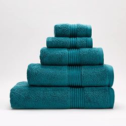 Catherine Lansfield Hometextiles, Bath, So Soft Teal Towel 50x90cm