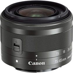 Canon Obiettivo EF-M 15-45 mm f/3.5-6.3 IS STM nero antracite