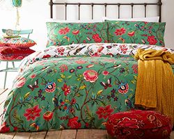 Furn. Conjunto criativo de tecido de toranja Duvet Set, polialgodão, verde verde, duplo, algodão poliéster, duplo