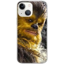 ERT GROUP mobiltelefonfodral för Iphone 13 originalt och officiellt licensierat Star Wars mönster Chewbacca 003 Vit optimalt anpassad till formen på mobiltelefonen, fodral tillverkad av TPU-plast