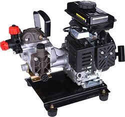 Motor 80CC 2,5hp a gasolina a 4 tiempos con Grupo de pulverizacion y salida máx. 20L/min.
