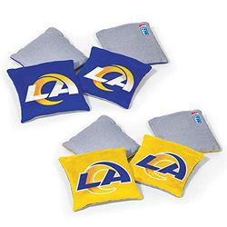 Wild Sports NFL Los Angeles Rams 8-pack dubbelsidiga bönsäckar, lagfärg