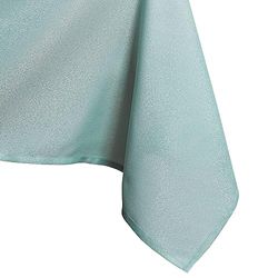 AmeliaHome Lotus Effect Water-Repellent Tablecloth Polyester Mint Empire 140 x 180 cm Oval