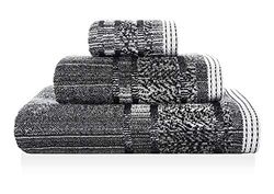 Sorema Maze Hand Towel 50 x 100 cm Black