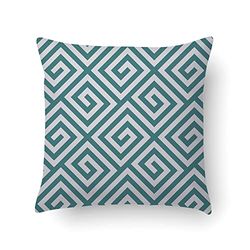 Doge Milano Coussin avec impression numérique, 100% Made in Italy, Coussin de canapé décoratif, amovible et lavable, modèle Minkah, 40x40x5 cm